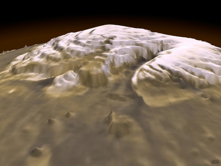 3-D View of Mars NASA on the Commons